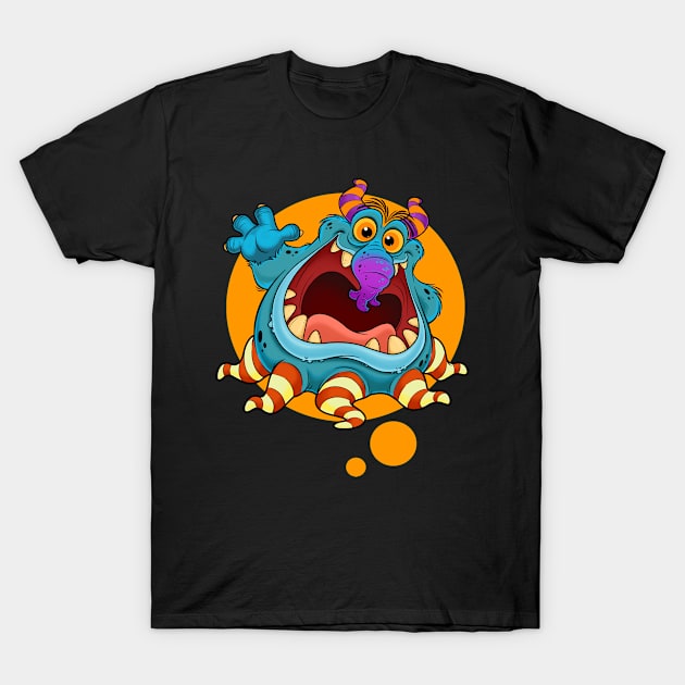 cute funny monster T-Shirt by nabilllll